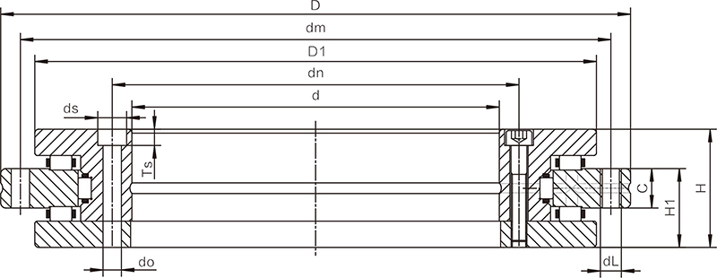 YRTS高速轉臺軸承(圖1) YRTS高速轉臺軸承(圖1)